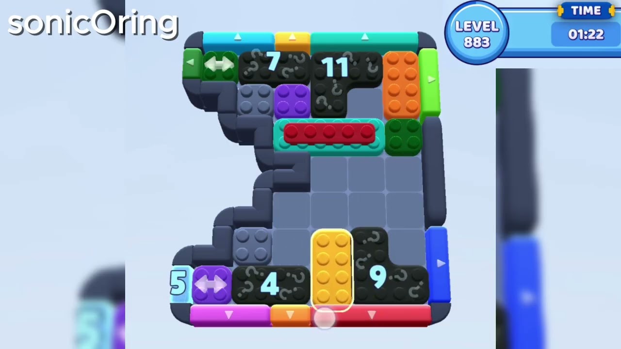 Color Block Jam Level 883 - YouTube