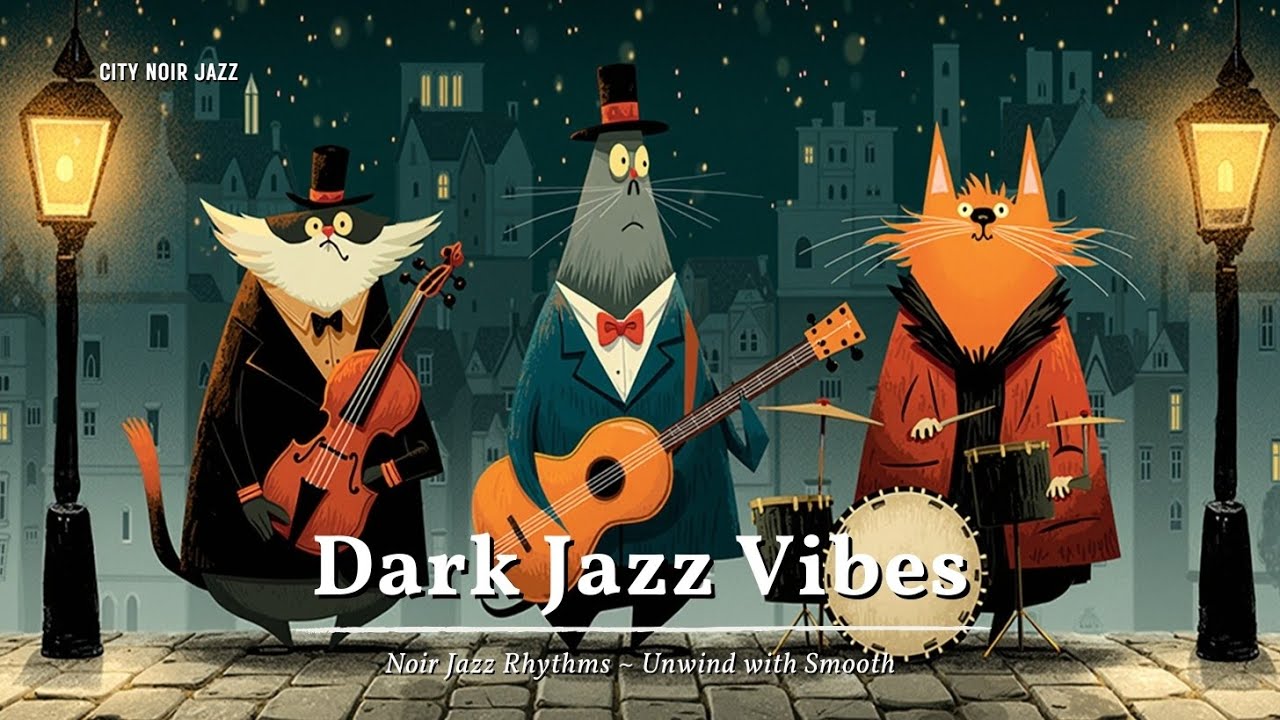 Отдохните под плавную музыку в стиле нуар и темный джаз