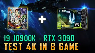 PC I9 10900K - RTX 3090 Test 4K Ultra Setting In 8 Games