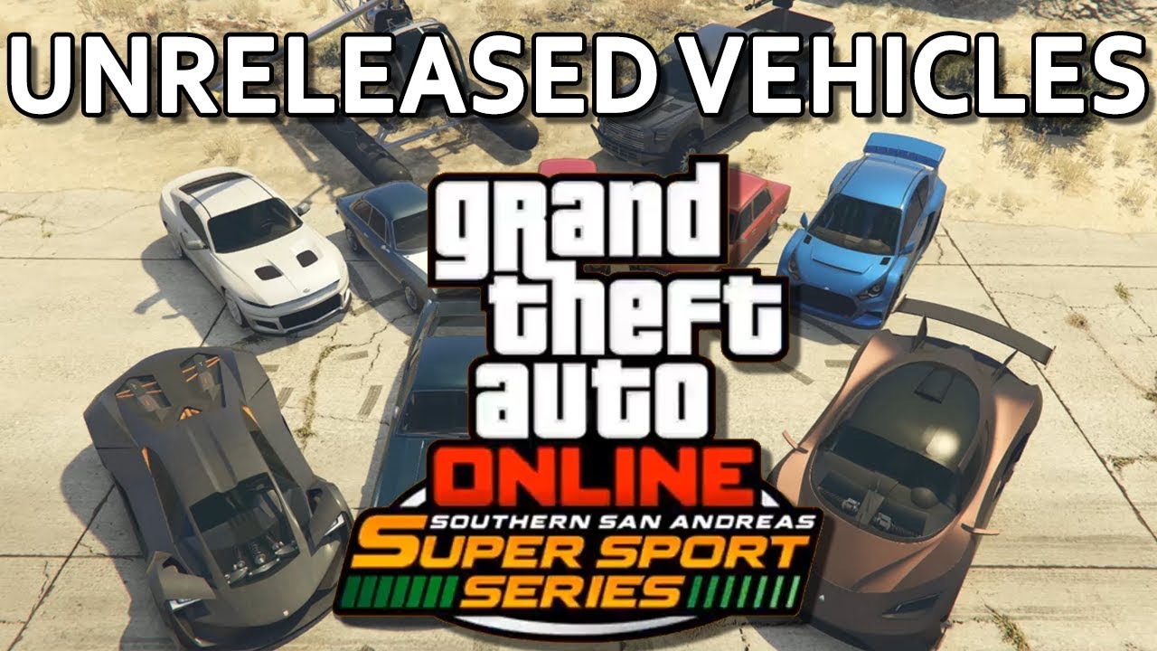 Unreleased Vehicles SA Super Sport Series DLC GTA Online (Hidden
