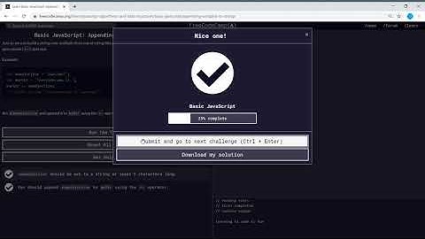 Basic JavaScript (29/111) | Appending Variables to Strings | freeCodeCamp