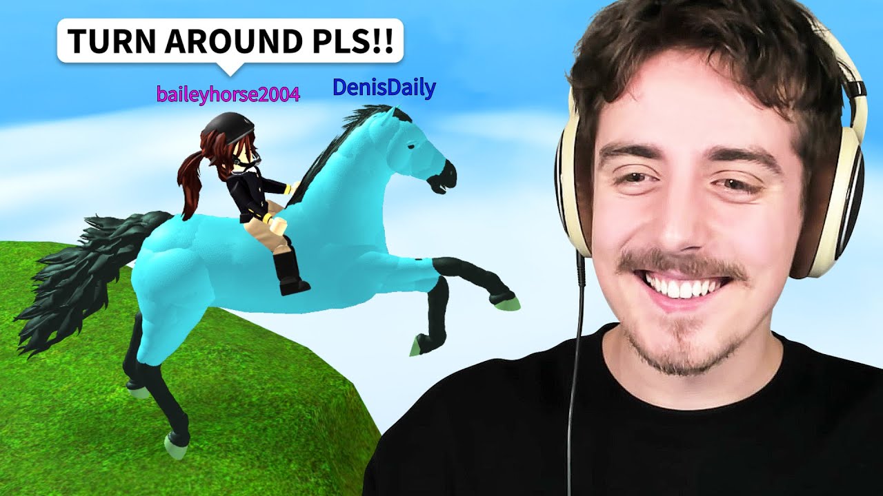 Being The Most Annoying Horse In Roblox Horse Simulator Youtube - roblox horse simulator