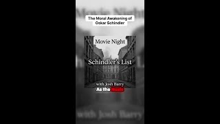 A single red coat changes a monster into a savior. The awakening of Oskar Schindler.