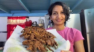 SEARCHING FOR SOME FRESH KARILLA IN TUSCHEN | FRIED KARILLA #vegetables #healthy #vlog #fyp 
