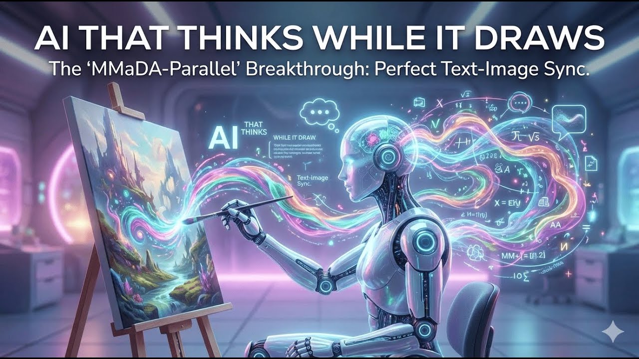 The AI That "Thinks" and "Draws" Simultaneously: MMaDA-Parallel Explained