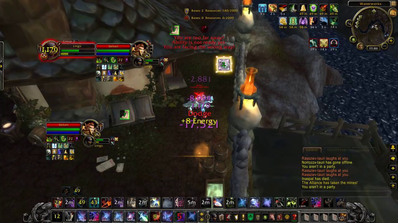 Lingu WoW Highest Rated Sub Rogue Tauri MoP BG #18