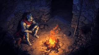 Stop here, traveler.. The campfire will heal you