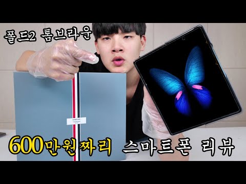 세상에서 제일 비싼 600만원짜리 스마트폰을 직접 써봤습니다! [갤럭시 폴드2 톰브라운]