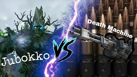 Can I defeat Jubokko with Death Machine??? | Call of duty mobile | Zombie mode(Hardcore)|Random Team