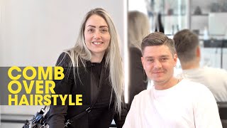 Modern Comb Over Mens Hairstyle & Haircut With By Vilain Hair Products Slikhaar Tv