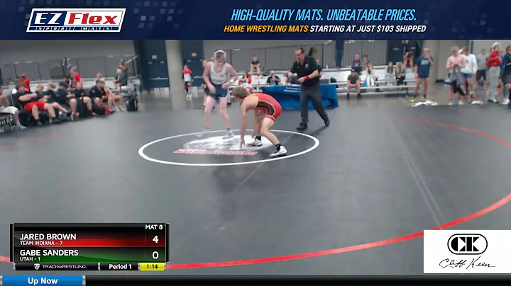 Mat 8 138 Jared Brown Team Indiana Vs Gabe Sanders...