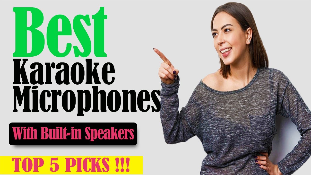 ✅Best Wireless Karaoke Microphones with Built-in Speakers (Top 5)