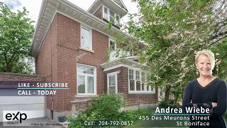 455 Des Meurons Street in St Boniface with Andrea Wiebe