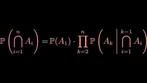 Chain Rule for Events in Probability