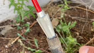 How to remove a broken sprinkler riser