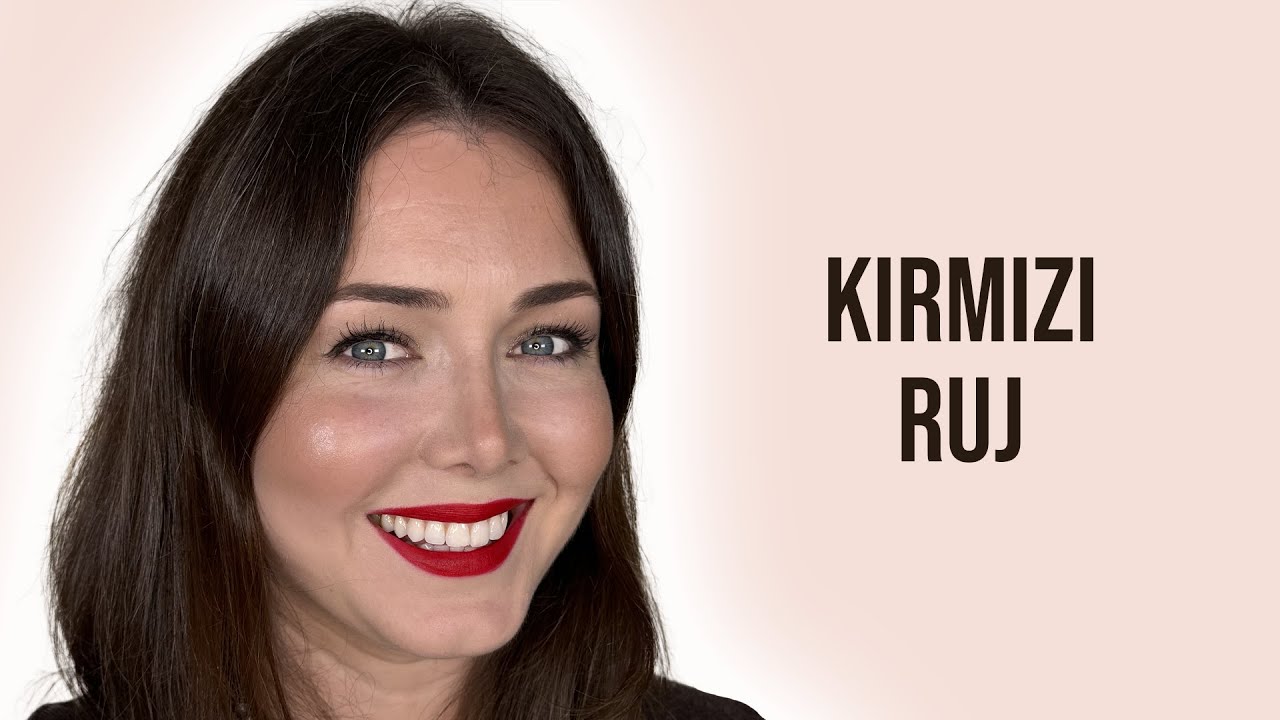 YILBAŞI MAKYAJI GELDİ! KIRMIZI RUJ SÜRÜYORUZ!