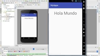 1. Android Studio 1.5.1 - Primer App - Hola Mundo - (Movil)