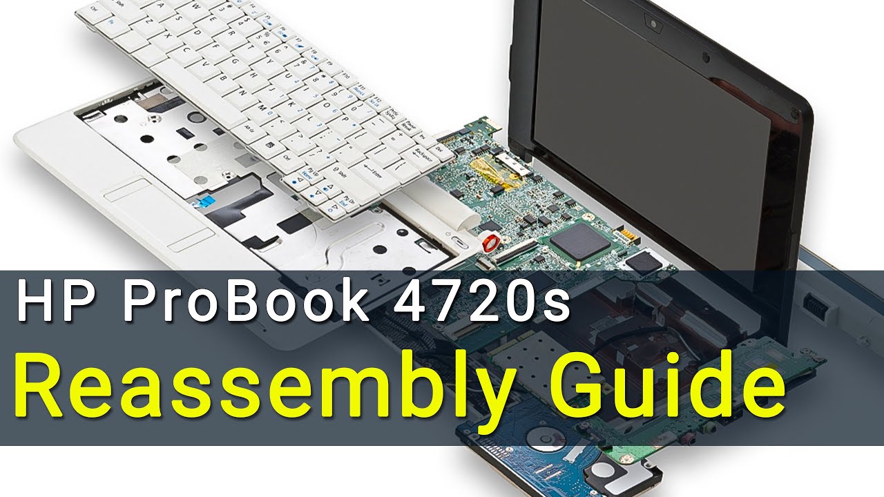 How to disassemble and clean laptop HP ProBook 4720s - YouTube