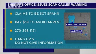 Christian County Sheriff's Office issues scam caller warning, including phone number