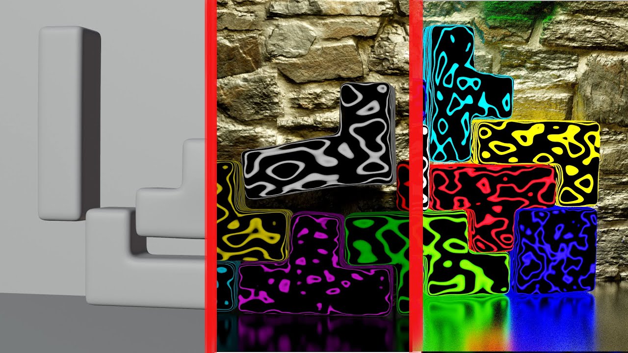 How to make neon tetris - YouTube
