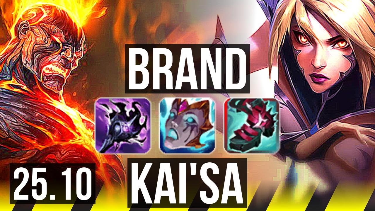 BRAND & Nautilus vs KAI'SA & Pantheon (ADC) | KR Master | 25.10