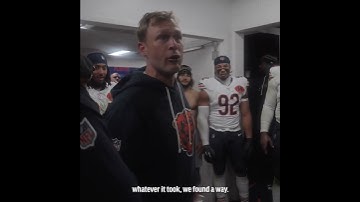 Chicago locker room ERUPTS after win over Commanders 🔥🔥 #nfl #shorts
