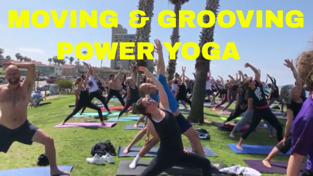 Moving and Grooving Power Yoga beginner yoga at home