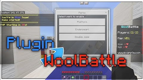 Plugin WoolBattle Pocketmine | بلوقن حرب الصوف بوكيت ماين