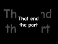 that end that part