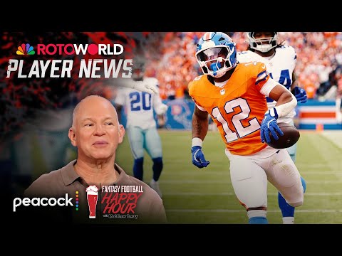 R.J. Harvey performance 'not sustainable' for Broncos | Fantasy Football Happy Hour | NFL on NBC