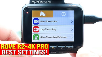 Rove R2-4K Pro Dash Cam Full Menu & Settings Explained
