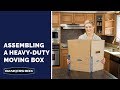 Fast assembly stronger moving box max strength