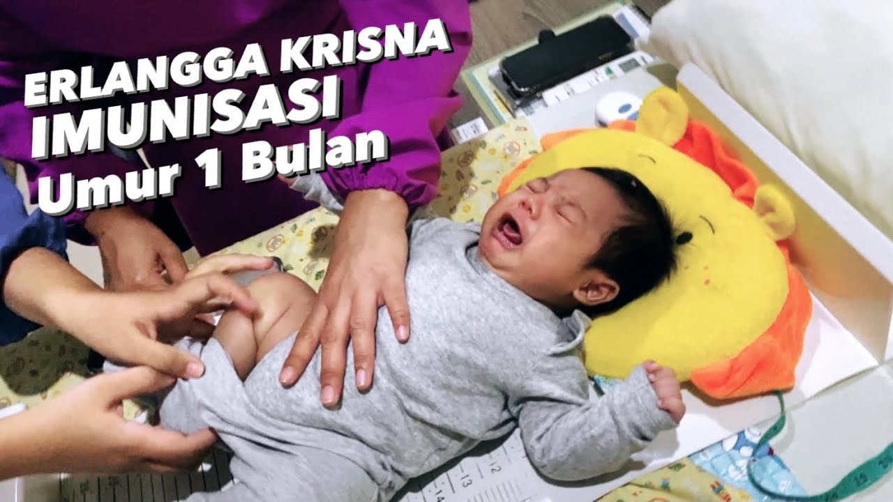 IMUNISASI ERLANGGA KRISNA UMUR 1 BULAN