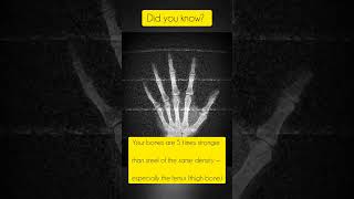 Bone stronger than steel #steel #bone