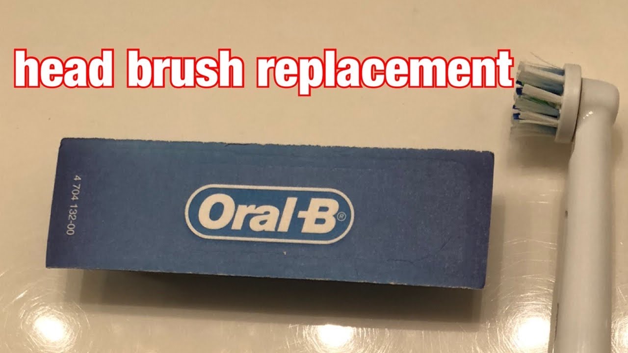 [4K] HOW TO REPLACE ORAL B ELECTRIC TOOTHBRUSH HEAD BRUSH YouTube