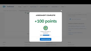 Create Sharing Rules | Protect Your Data in Salesforce - Trailhead 2025 Profile