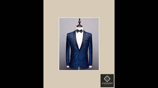 ⚡Buy Men Party Slim Fit 2-Piece Shawl Lapel Suit exclusively at LeStyleParfait.com 👈
