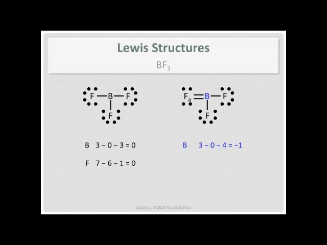 Bf3 + h2o a) draw out the lewis structures for the reactants given b) ident...