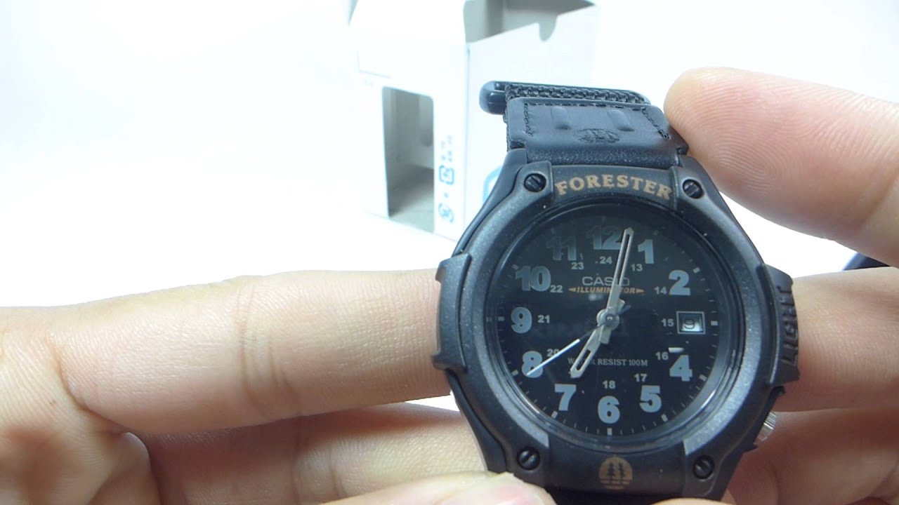 casio forester manual