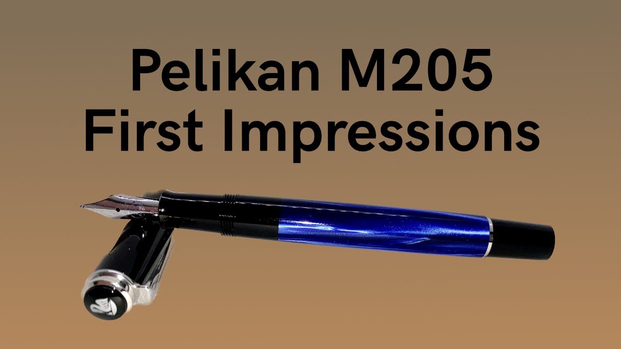 Video-Review: Pelikan M200 Brown Marbled - Scrively - note taking &  writing