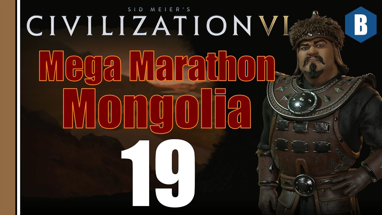 CIV 6 Genghis Khan Mongolia (Deity) MEGA MARATHON MONGOLIA True
