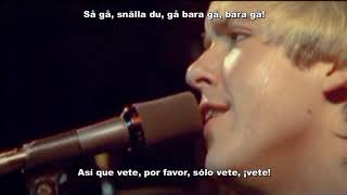 Det hjärta som brinner (vivo) - Gyllene Tider (Subtitulos Sueco/español)