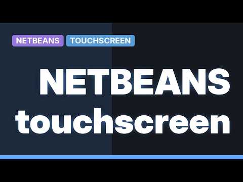 Touch scrolling on Netbeans IDE