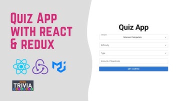 Build Quiz App with ReactJS and Redux