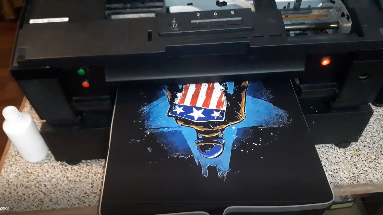 IMPRESION DE COLOR EPSON L1800 DTG - IMPRESORAS TEXTILES MÉXICO - YouTube