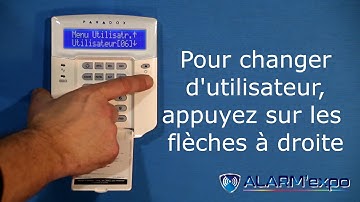 Changement de code sur un clavier clavier Paradox K32LCD