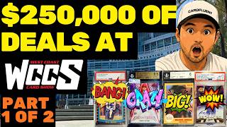 $250,000 OF SPORTS CARD DEALS at the West Coast Card Show! PART 1