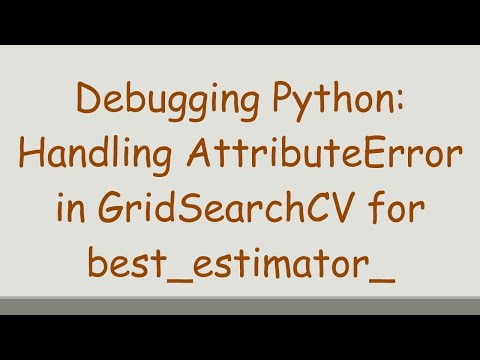 Debugging Python: Handling
