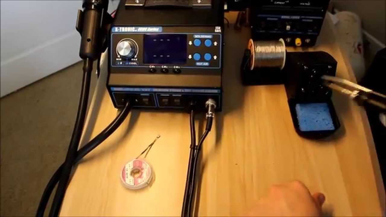 Review XTronics 9020 Hot Air Soldering Station YouTube