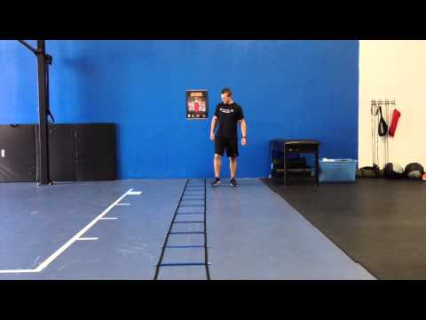 Agility Ladder Scissor Drill